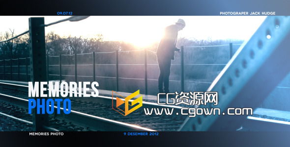 记忆的照片幻灯片 Videohive Memory Photo Slideshow AE模板