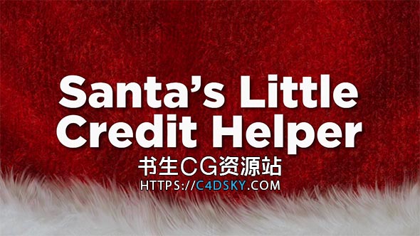 人员信息字幕介绍AE脚本 Santa's Little Credit Helper v1.1 + 使用教程