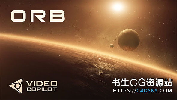 中文汉化版 AK大神最新三维行星AE插件Videocopilot ORB Win/Mac +视频教程 含字幕