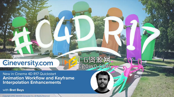 C4D教程 Cinema 4D R17新功能特性介绍快速入门教程