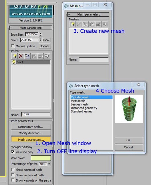 Z 0100 Mesh Setup thumb GrowFX Custom Foliage Creation by Studio xoio