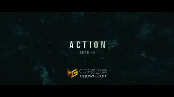 3D动作电影预告片Action Cinematic Trailer-AE模板