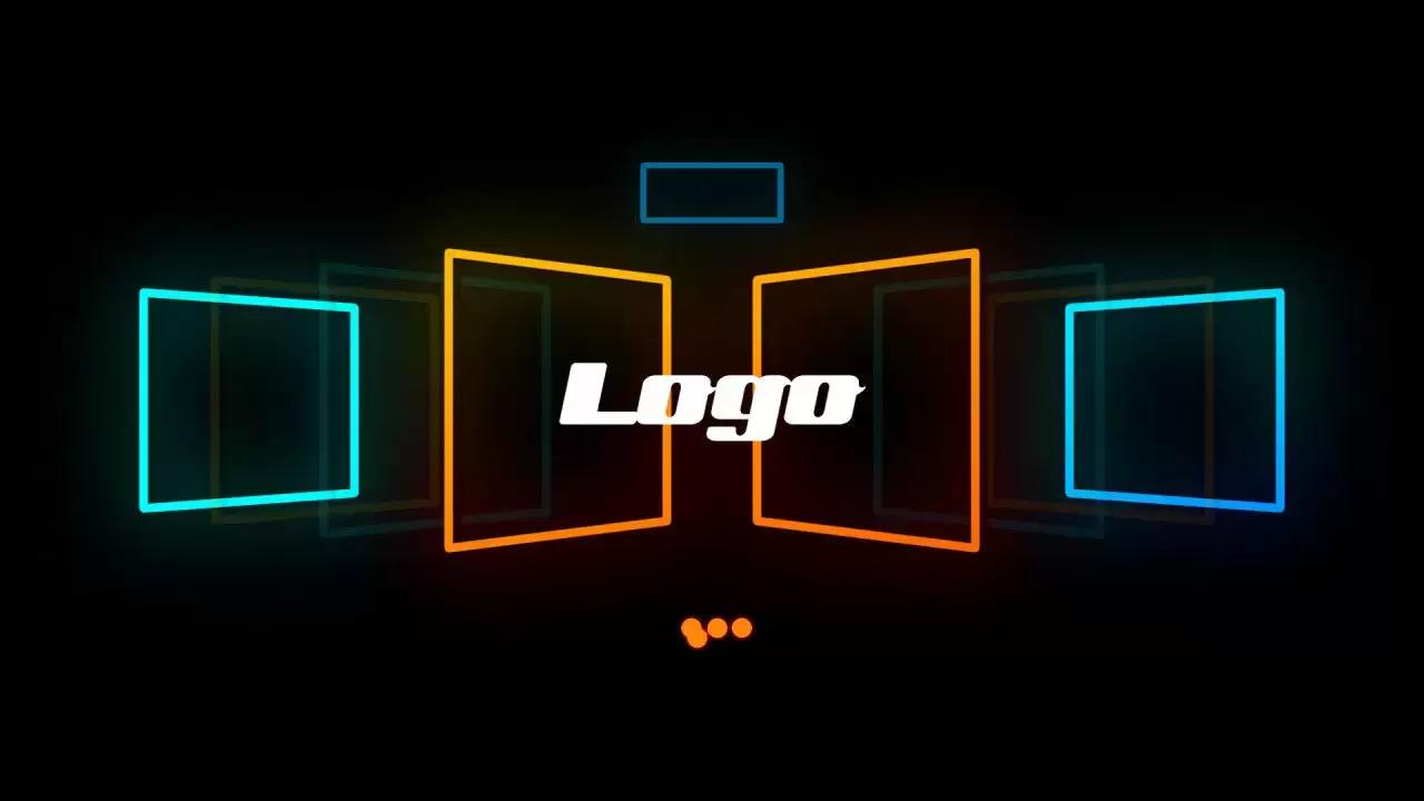 霓虹灯LOGO标志AE模板视频下载-附音频插图